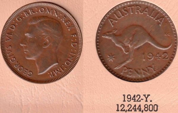 1943-Australian-Penny-Minted-India